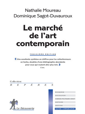 cover image of Le marché de l'art contemporain